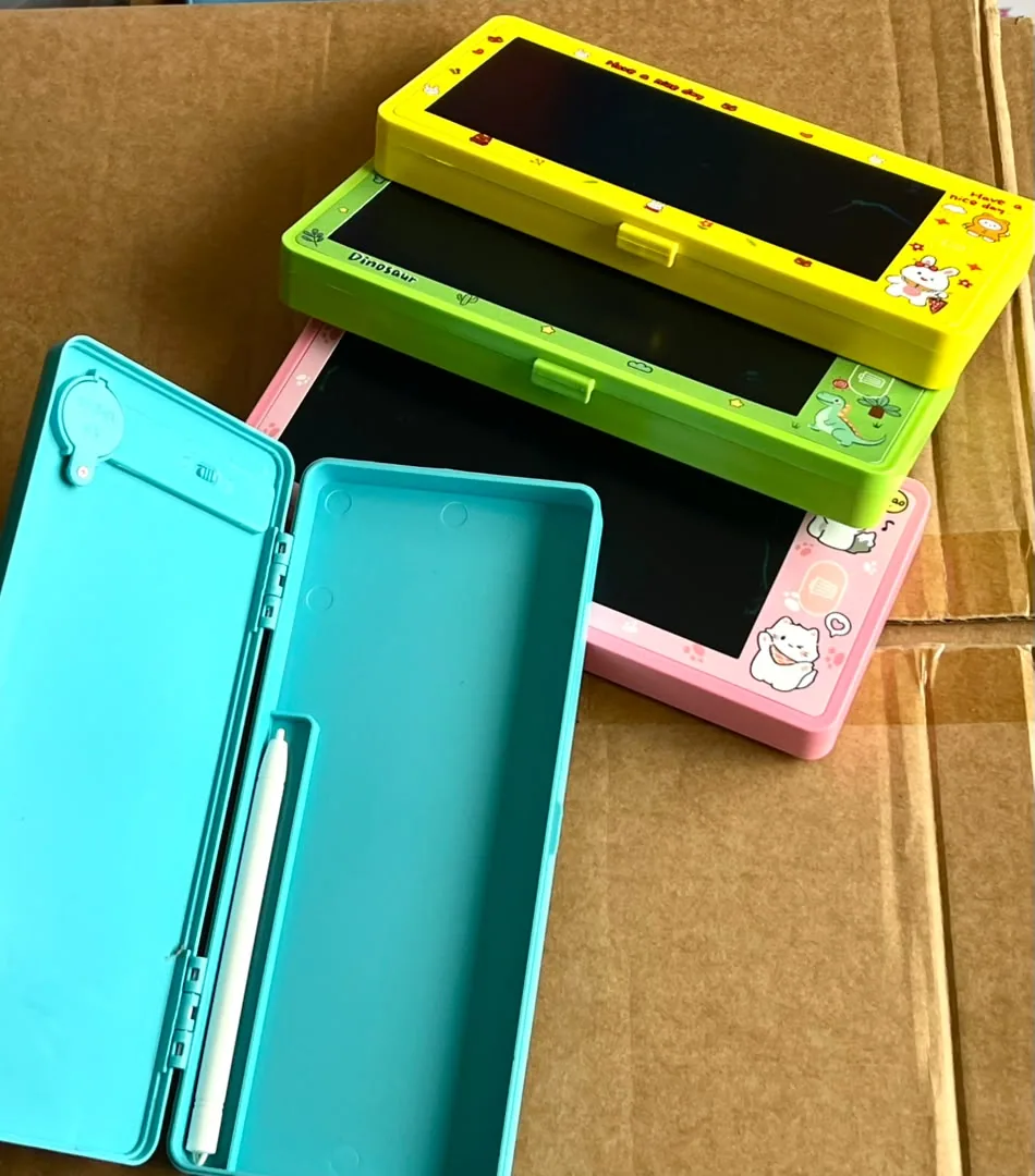 2-in-1 LCD Writing Tablet Pencil Case