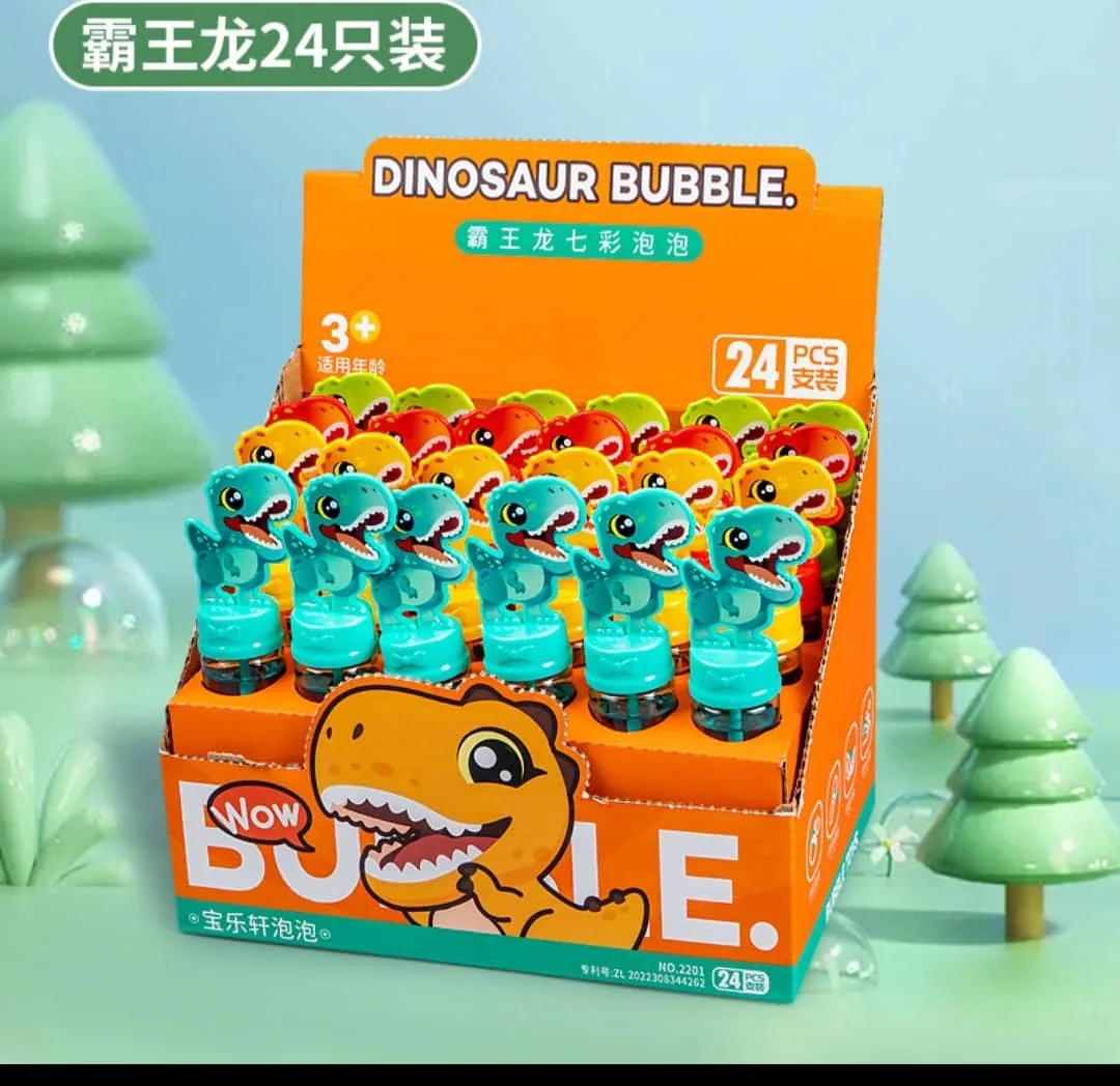 Bubble Blowers Dinosaur Themed