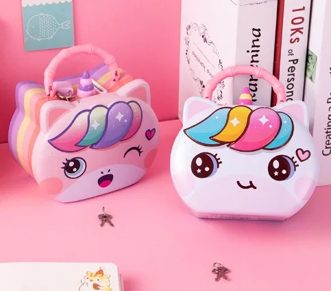 Cartoon Unicorn Piggy Bank