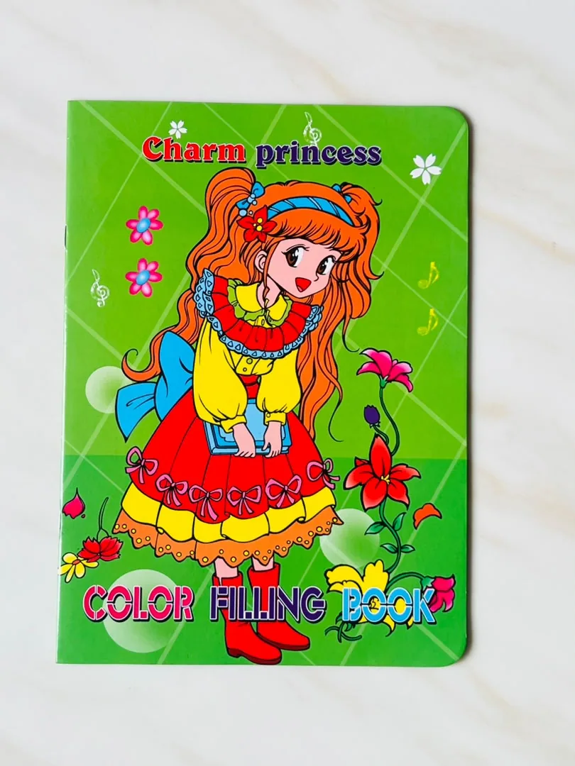 Charm Princess Coloring Book