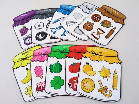 Color Matching Learning Cards
