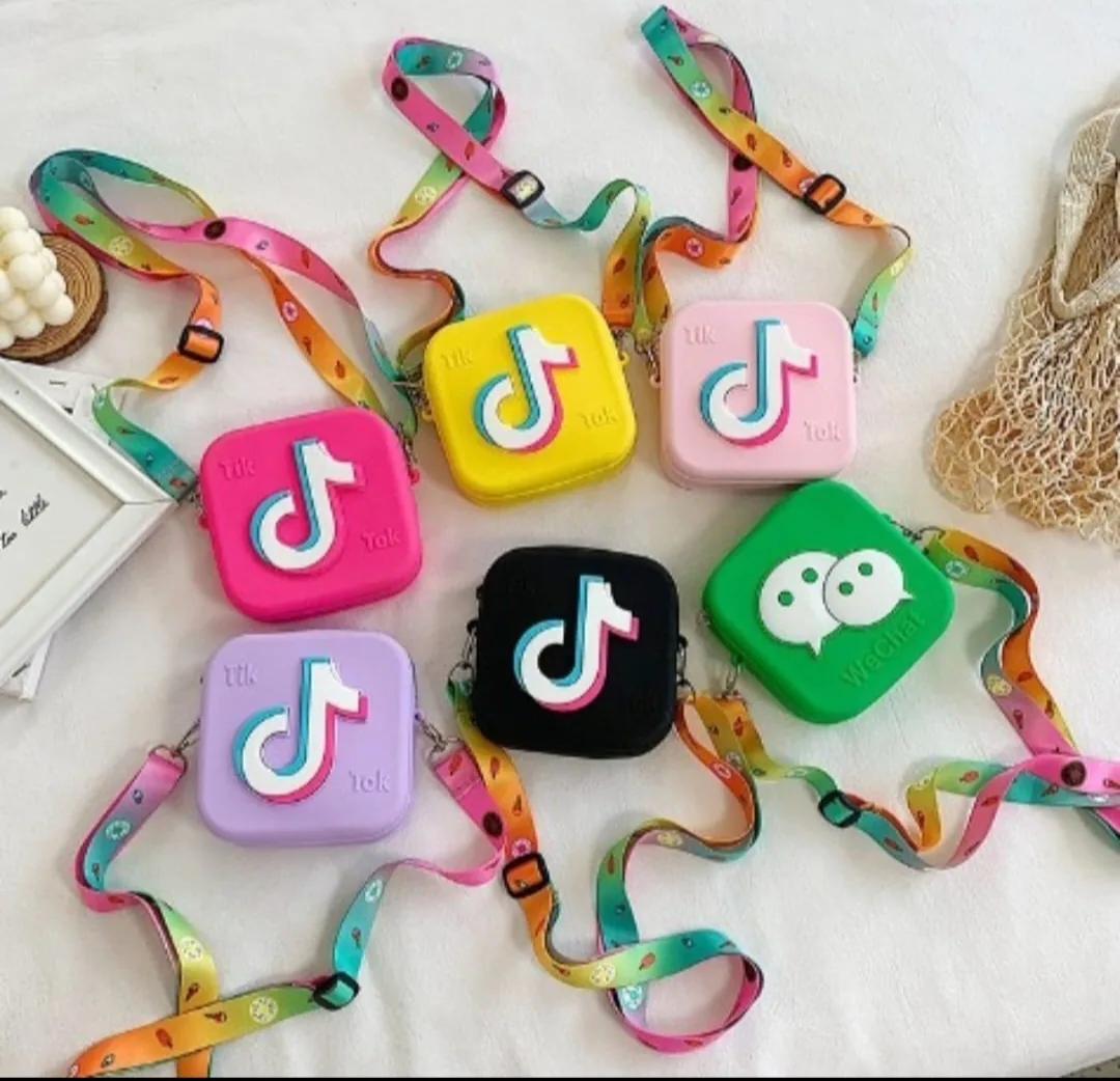 Colorful TikTok Theme Bag