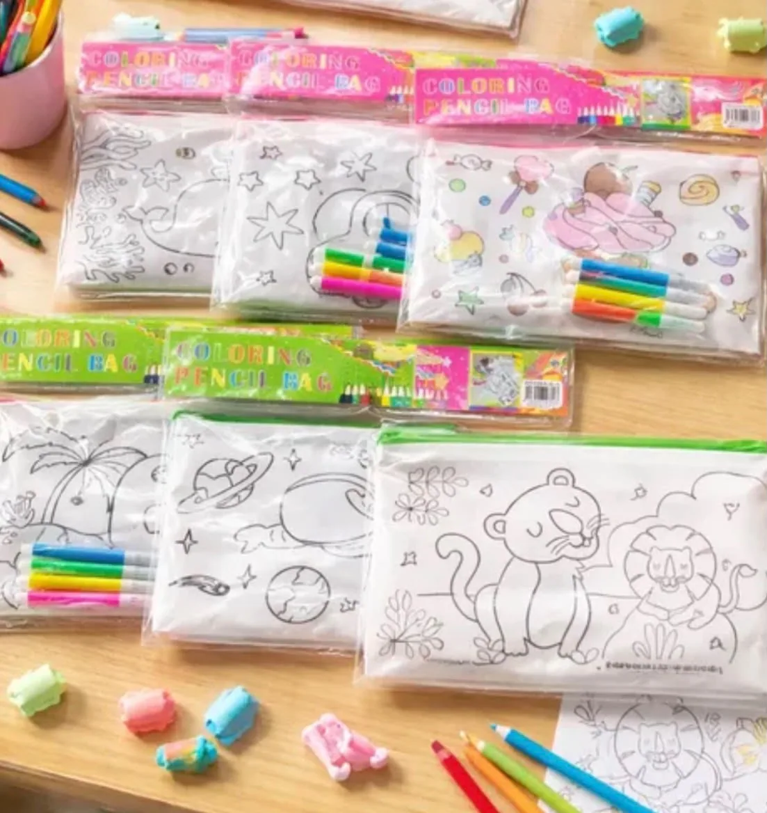 DIY Color Filling Pencil Bag
