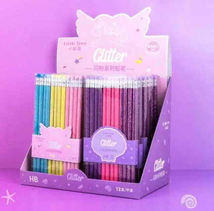 Glitter Pencils Set