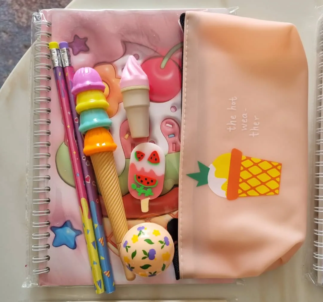 Ice Cream Stationery Gift Hamper