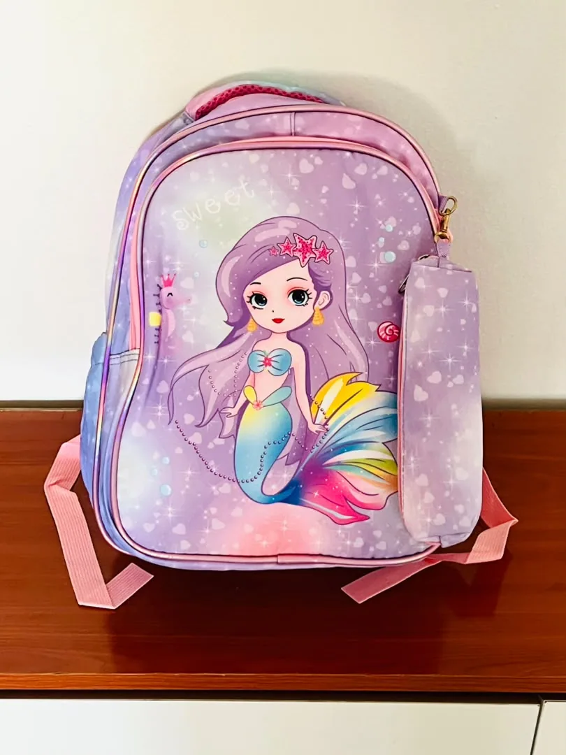 Mermaid School Backpack for Girls