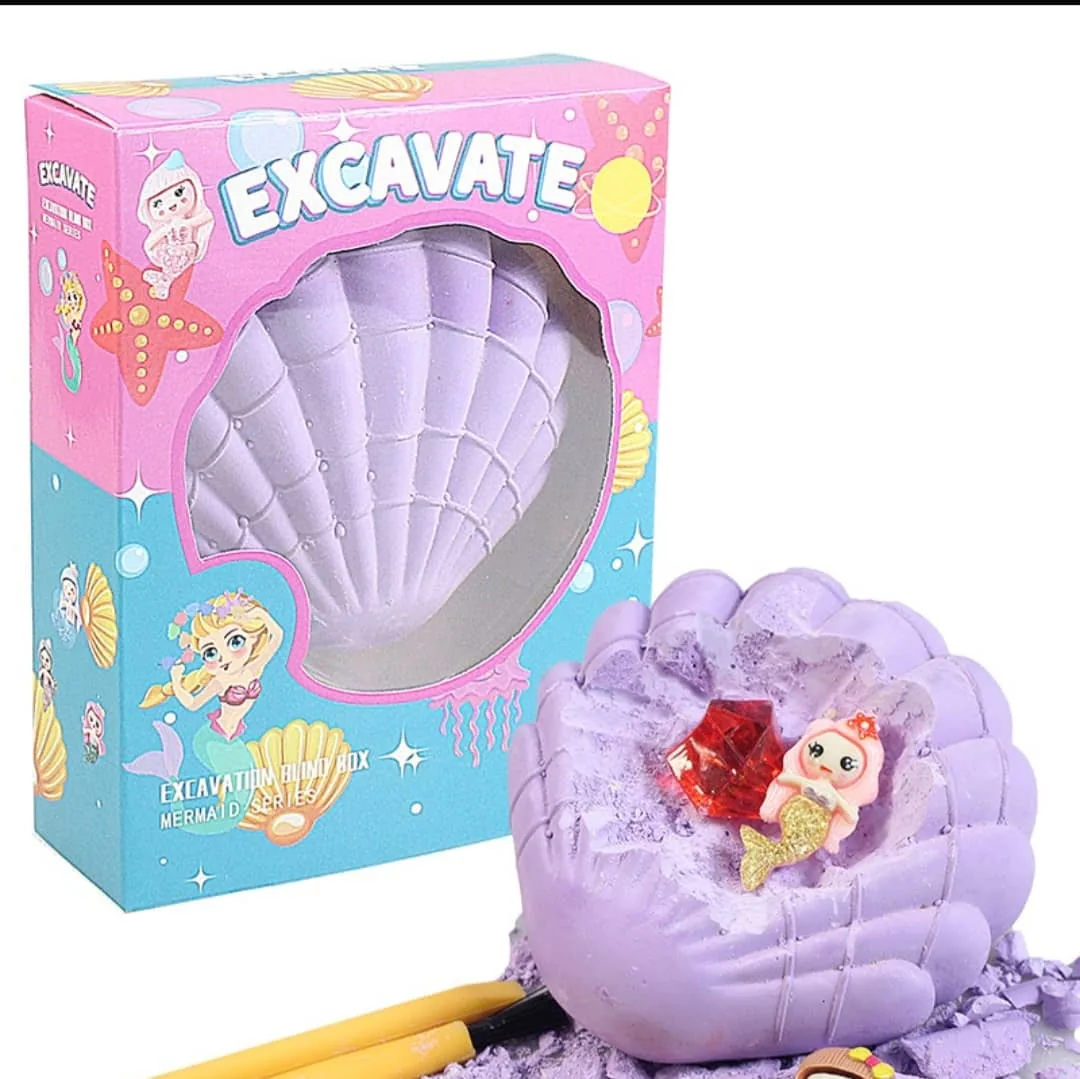 Mermaid Shaped Dig Kits