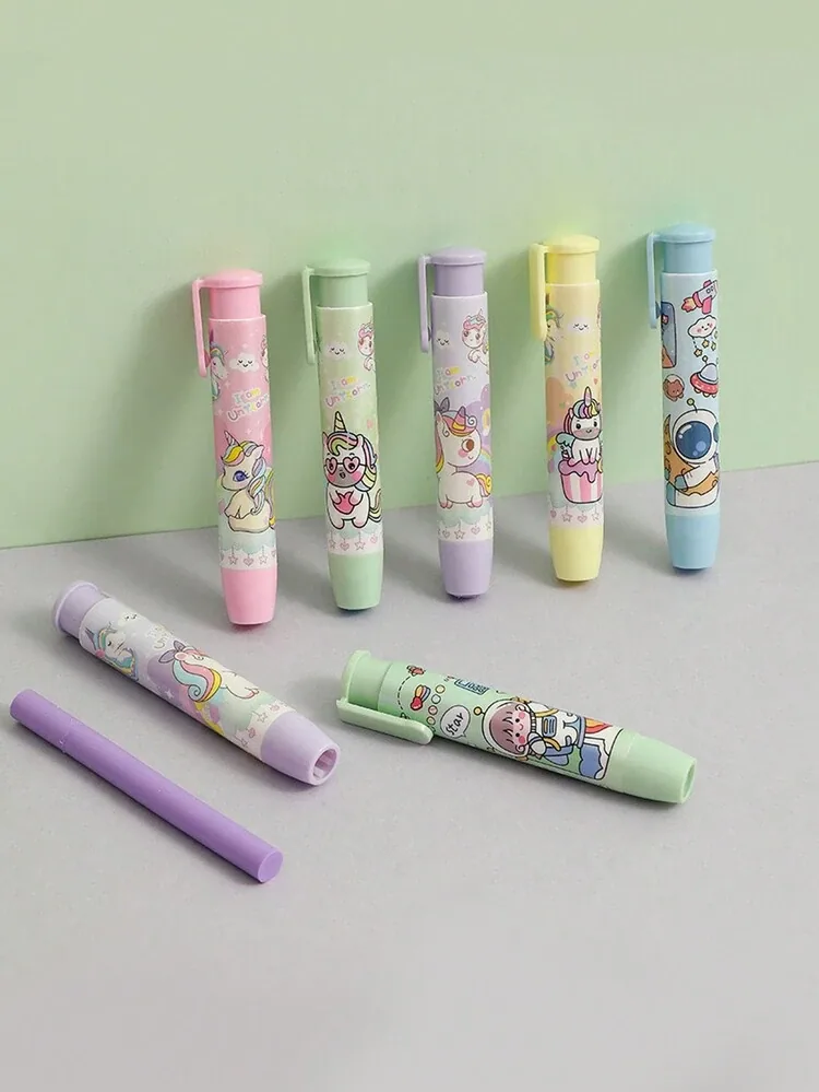 Pen-Shaped Erasers For Boys