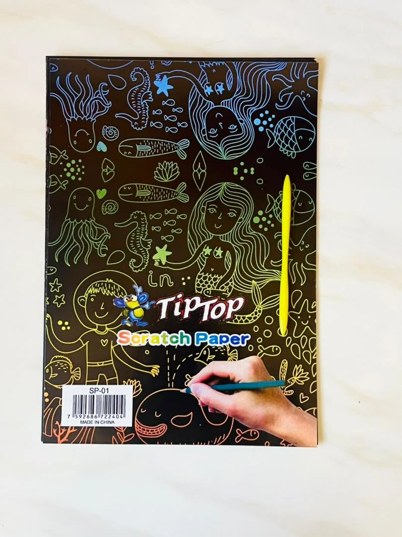 Scratch Art Paper Book for Kids