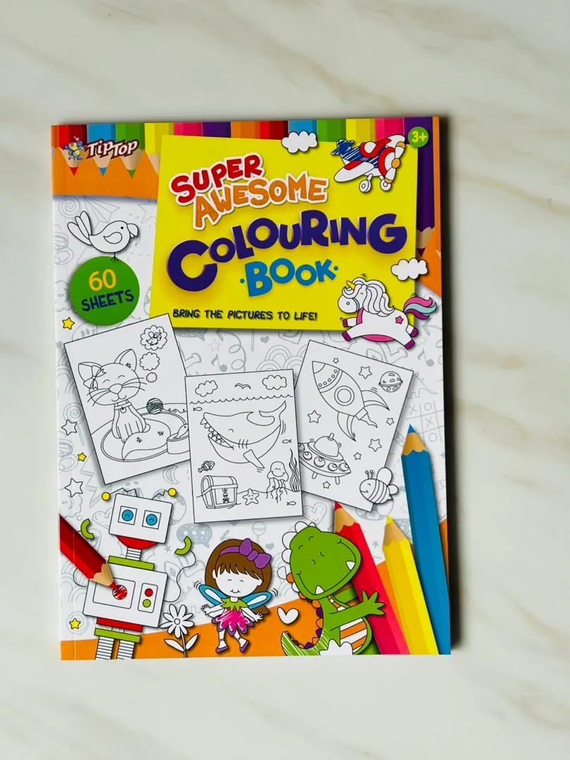 Super Awesome Coloring Book