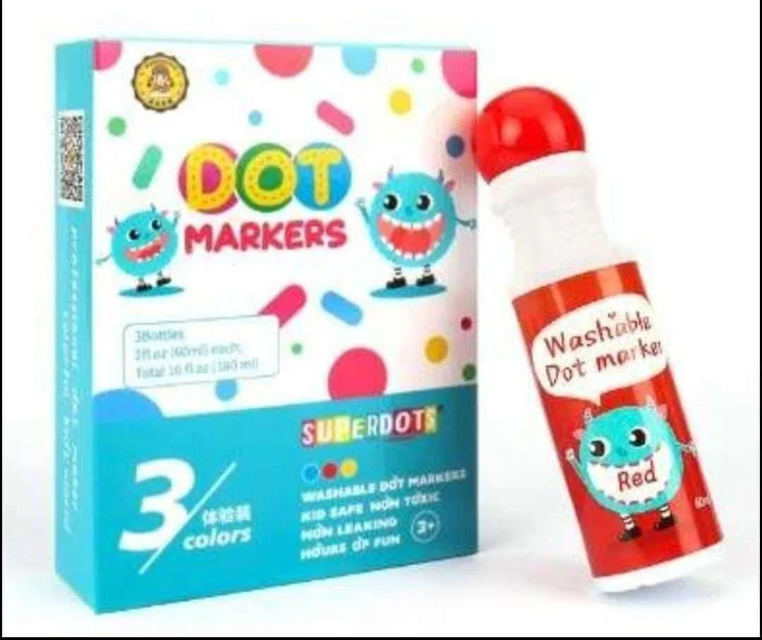 Wahable Dot markers age 3+